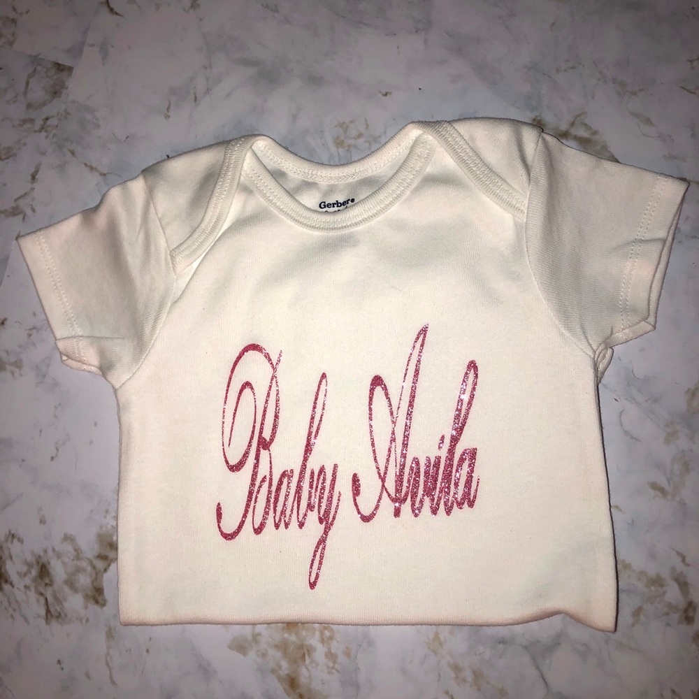 Personalized baby onesies
